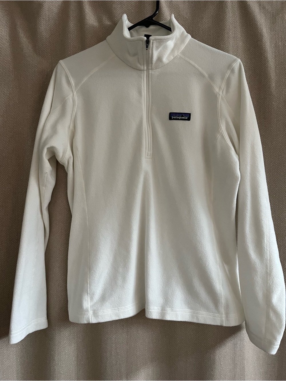 Patagonia Women's Cream Half-Zip Fleece Pullover